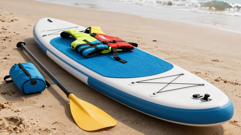 proper beginner paddleboard setup