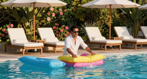 quick poolside guest settling