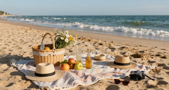 relaxed beach date planning