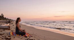 relaxing beach mindfulness