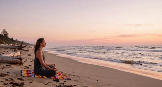 relaxing beach mindfulness
