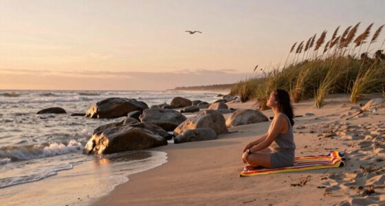 relaxing seaside mental refresh