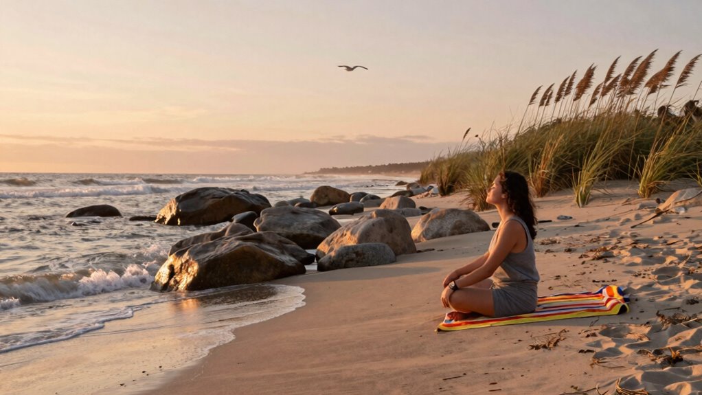 relaxing seaside mental refresh
