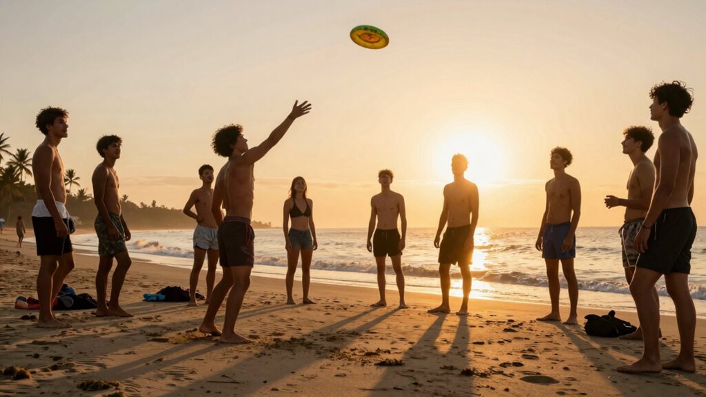relaxing sunset beach game