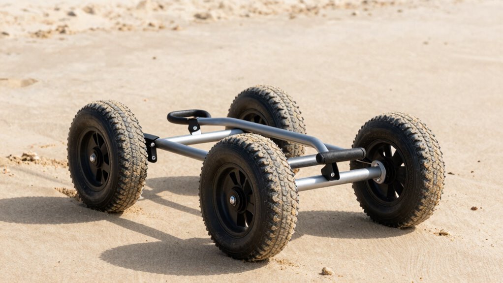 sand friendly kayak cart benefits