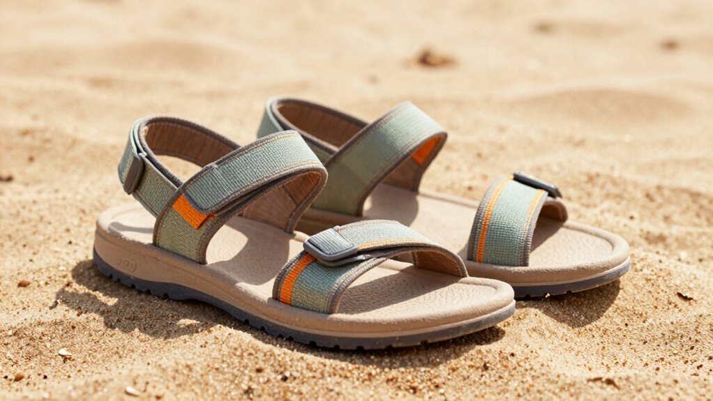sand resistant cooling footwear