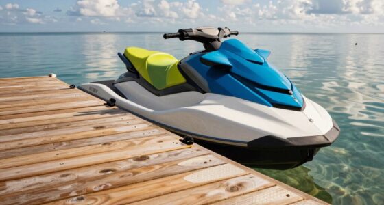 secure non slip jet ski dock