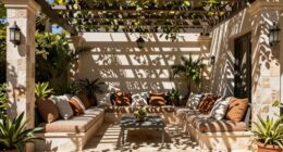 shade position over patio
