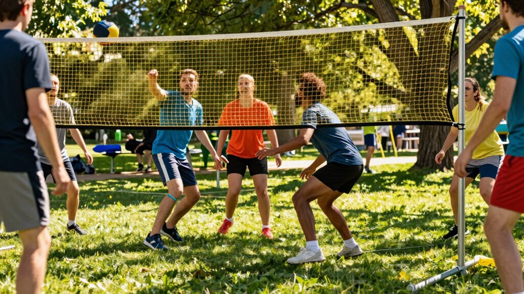 spikeball game setup variations