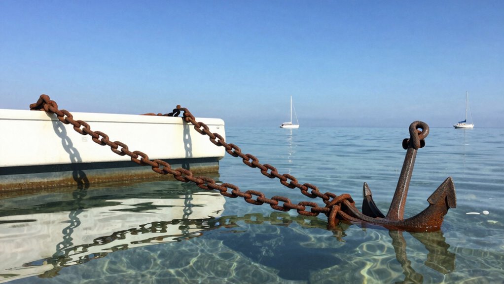 stable floating platform anchoring