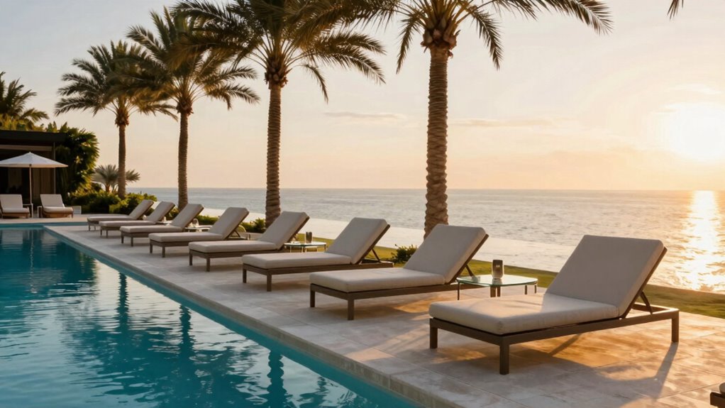stylish safe poolside retreat