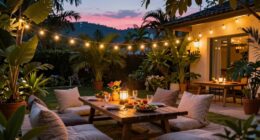 summer backyard theme night