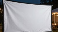 versatile backyard projection screen