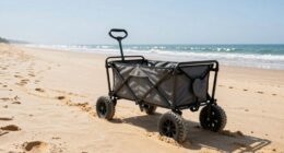 versatile sand resistant kayak carts