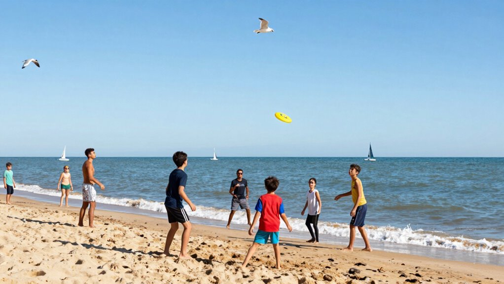 waterline enhances beach games