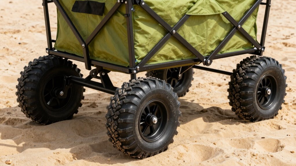 wide tires stable design