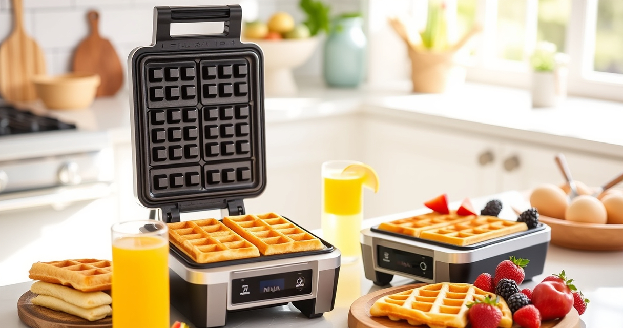 Make Perfect Summer Belgian Waffles with the Ninja Waffle Maker Pro