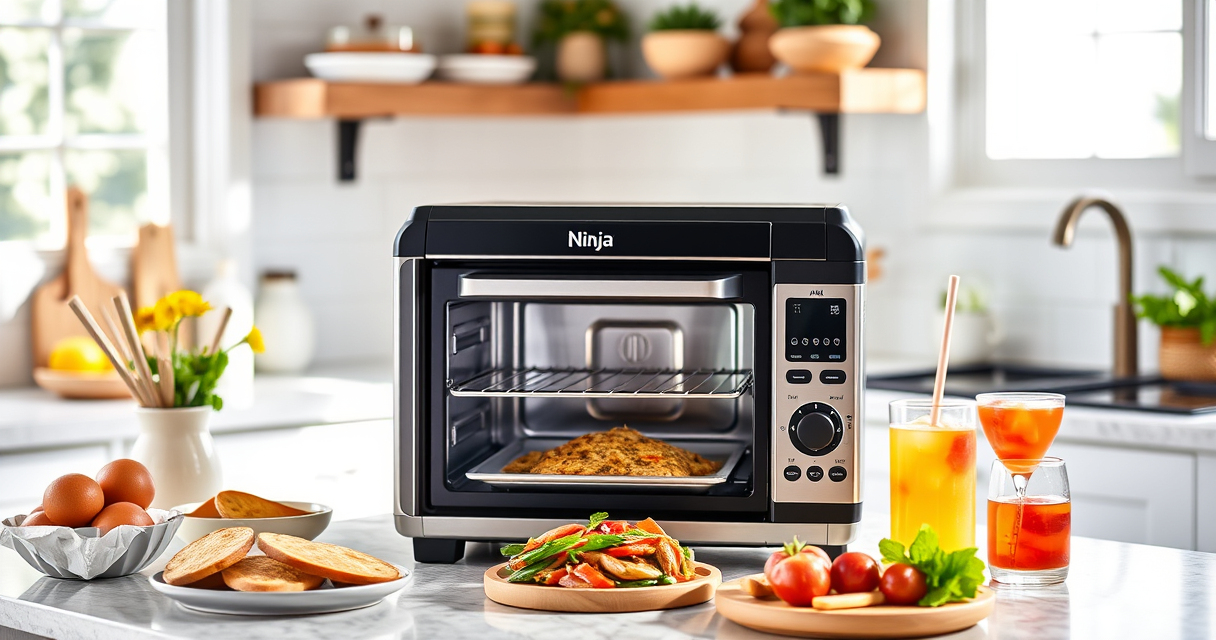 Summer Grilled Veggie Pizza with Ninja Foodi XL Pro Air Oven