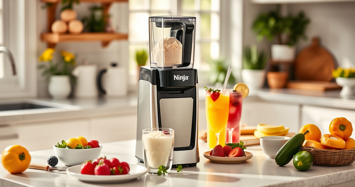 Create Delicious Summer Treats with the Ninja NC301 CREAMi Ice Cream Maker