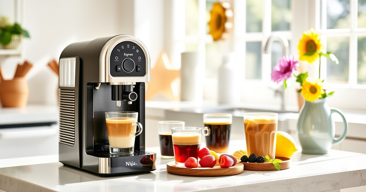 Create Summer Café-Style Iced Espresso Drinks with Ninja Luxe™ Café Mini