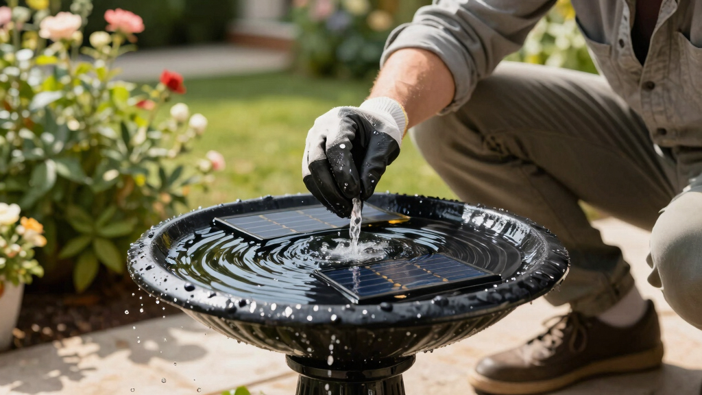 This $10 Solar Fountain Stops Mosquitoes Breeding In Bird Baths, Attracts Feathered Friends & Adds Soothing Sounds To Your Garden