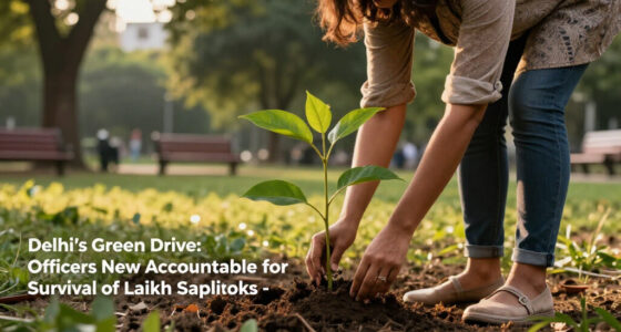 Delhi's Green Drive: Officers Now Accountable For Survival Of 1 Lakh Saplings - NDTV