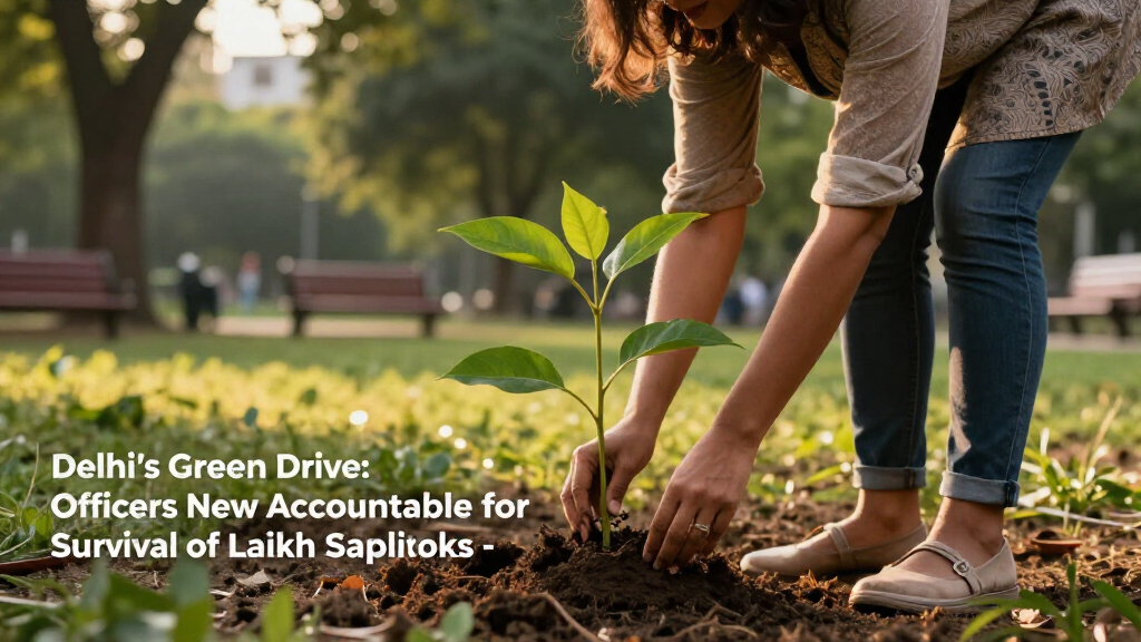 Delhi's Green Drive: Officers Now Accountable For Survival Of 1 Lakh Saplings - NDTV