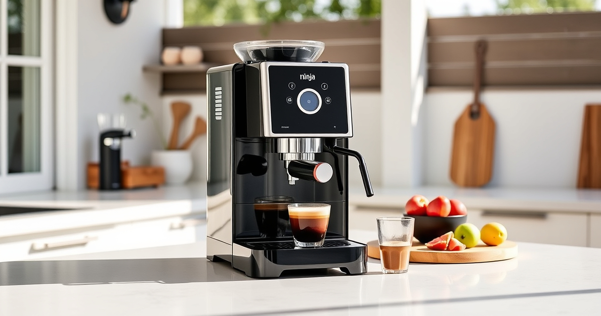 Summer Sips Made Stylish: Ninja Luxe Café Pro Espresso Machine by David Beckham