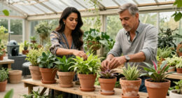 Amal And George Clooney's Greenhouse Shows How To Create A Lush Container Garden In The Smallest Spaces