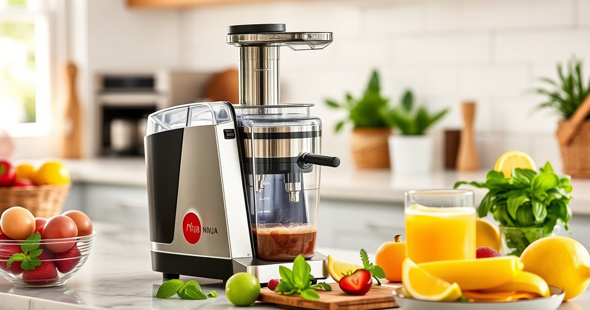 Bright Summer Juicing with the Ninja NeverClog Cold Press Juicer