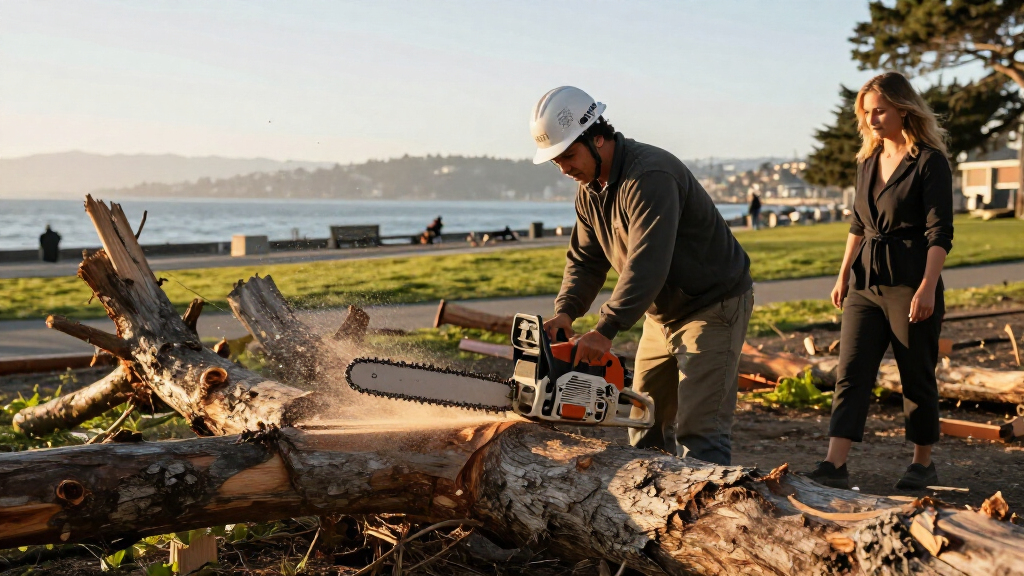 Crews Start To Remove Trees From San Francisco Waterfront Park - NBC Bay Area