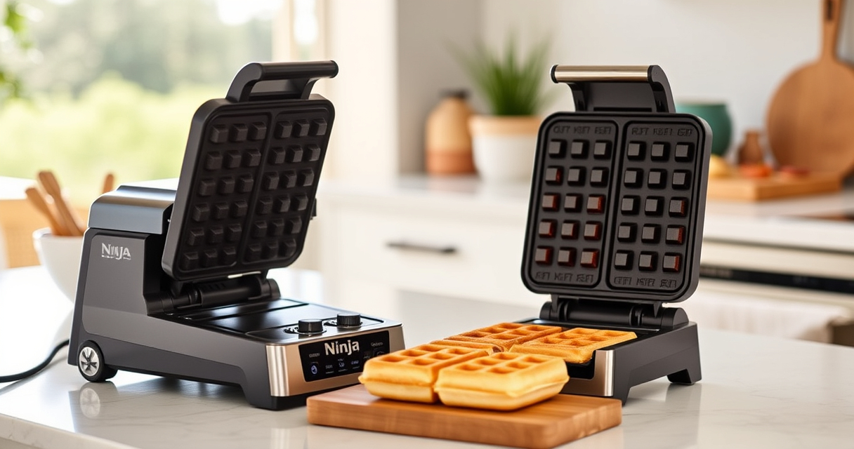 Enjoy Perfect Summer Waffles Now with the Ninja Belgian Waffle Maker Pro