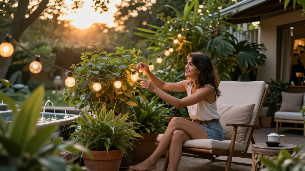 Jennifer Aniston's Garden Lighting Trick Is Perfect For Cozy Season – And You Can Copy It For $50