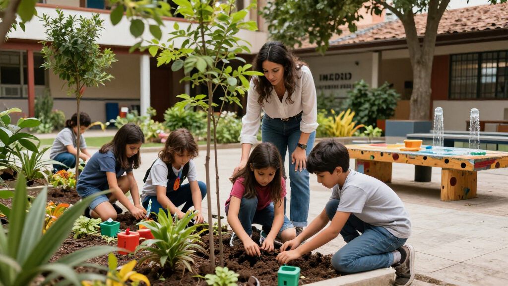 Madrid Launches Guide To Climate-Resilient Schoolyards