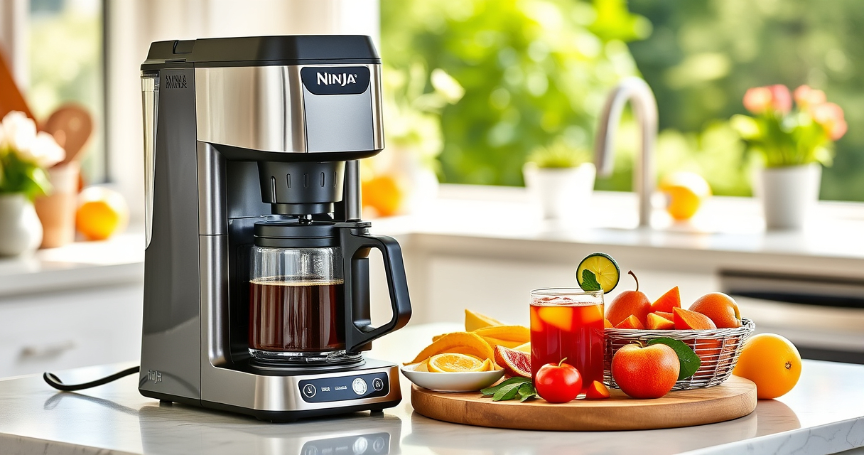 Ninja Hot & Iced XL Coffee Maker: Perfect for Summer Poolside Sips