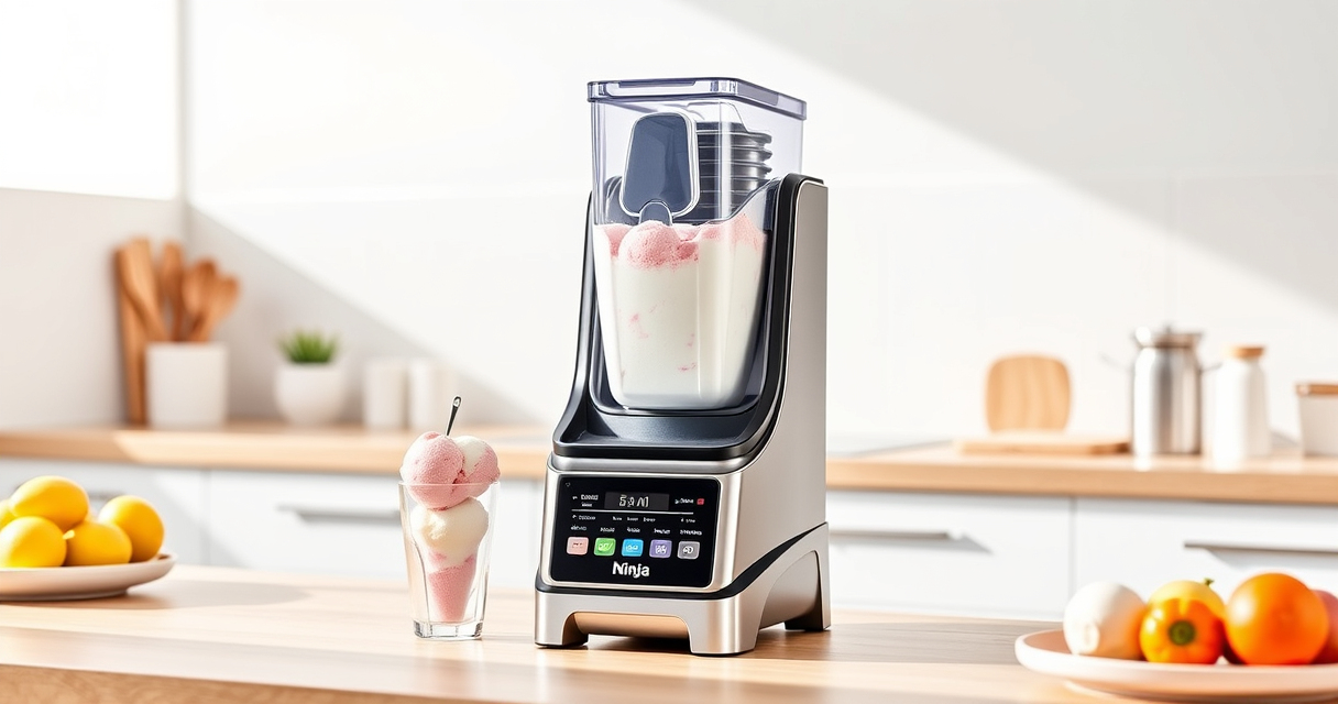 Ninja NC701 CREAMi Swirl 13-in-1 Soft Serve Ice Cream Maker for Summer Fun