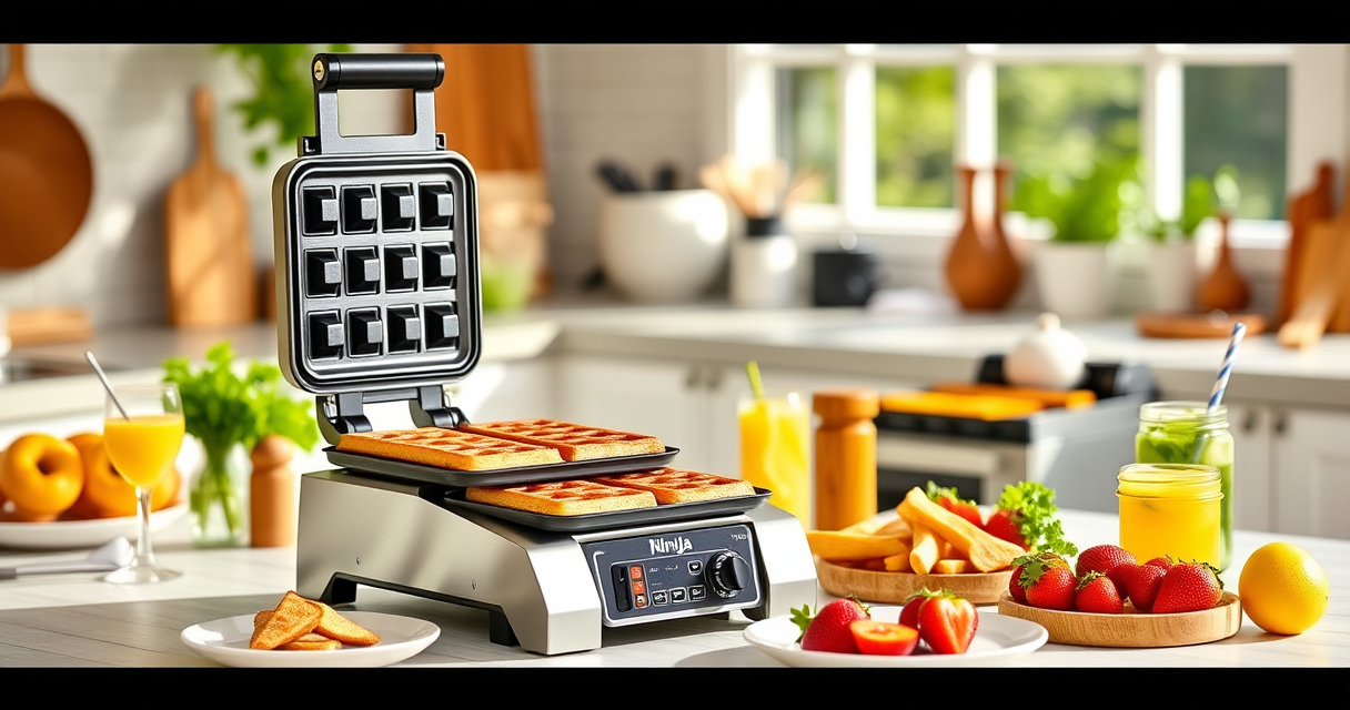 Summer Waffle Recipes with the Ninja Belgian Waffle Maker Pro