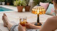 T.J. Maxx Is Selling Out Of This Tiffany-Inspired Accent Lamp