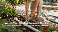 Watch Your Garden Drainage This Fall – A Lawyer Explains How These Common Mistakes Might Make You Liable For Your Neighbor’s Flooded Yard