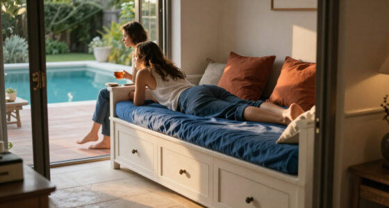 A Custom Daybed Turned This Awkward Tiny Room Into An Elegant Dual-purpose Guest Room And Home Office