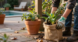 Do These 3 Things To Protect Your Container Plants Before The First Frost, Says My Professional Gardener Husband
