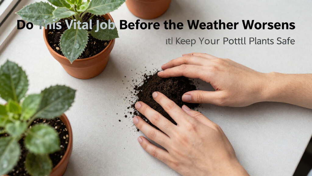 Do This Vital Job Before The Weather Worsens To Keep Your Potted Plants Safe, Urge Garden Pros