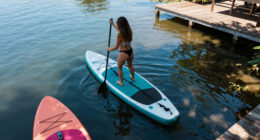 FunWater 11' X 33" Inflatable Stand-Up Paddle Board Set In 2 Colors For $83 + Free Shipping