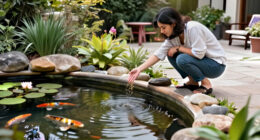 Jennifer Aniston’s Koi Pond Is The Dreamy Garden Luxury You Can Copy On A Small Scale – Fish Optional