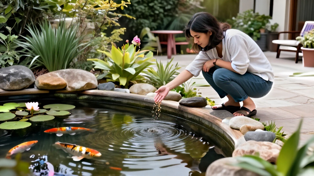 Jennifer Aniston’s Koi Pond Is The Dreamy Garden Luxury You Can Copy On A Small Scale – Fish Optional