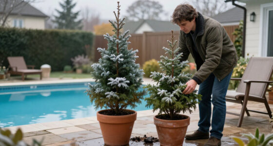 Should You Leave Potted Plants Outdoors In The Winter?