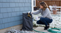 This Easy-Fit Cover Helps Protect Outdoor Faucets From Winter Frost And Freezing Temperatures – And Takes Seconds To Install
