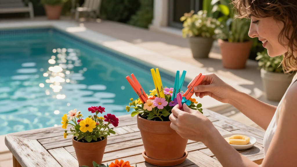 Transform Clothespins Into Adorable Floral Decor With This DIY